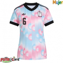 Camiseta Bélgica Axel Witsel #6 Visitante Equipación para mujer Mundial 2026 manga corta